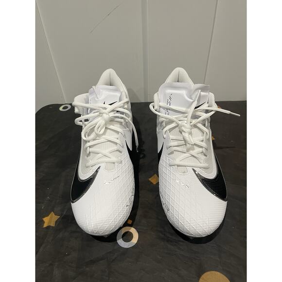 New Men’s Sz 11.5 Nike Vapor Edge Elite 360 2 ‘White Black Cleats FD5713-100.